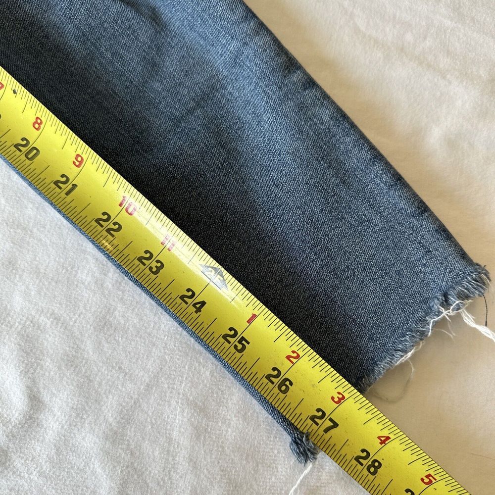 FRAME Women's Le Skinny De Jeanne Dark Wash Jeans Size 27 Distressed Stretch - Picture 10 of 12
